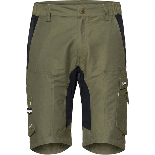 Issa Bermuda da Lavoro FLEXARD Multitasche Colore VERDE/NERO - ISSA LINE - Immagine 2